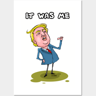 Trump It Was Me Posters and Art